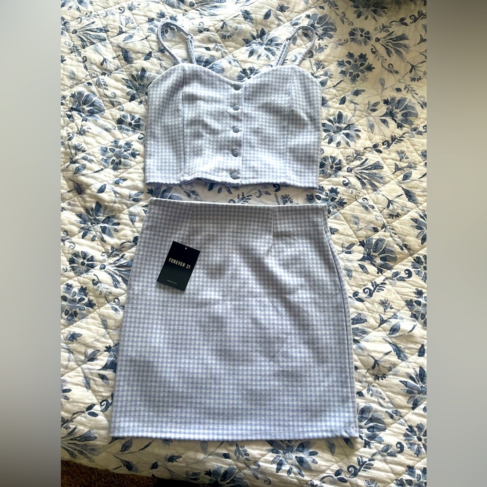 Light Blue Two-Piece Set